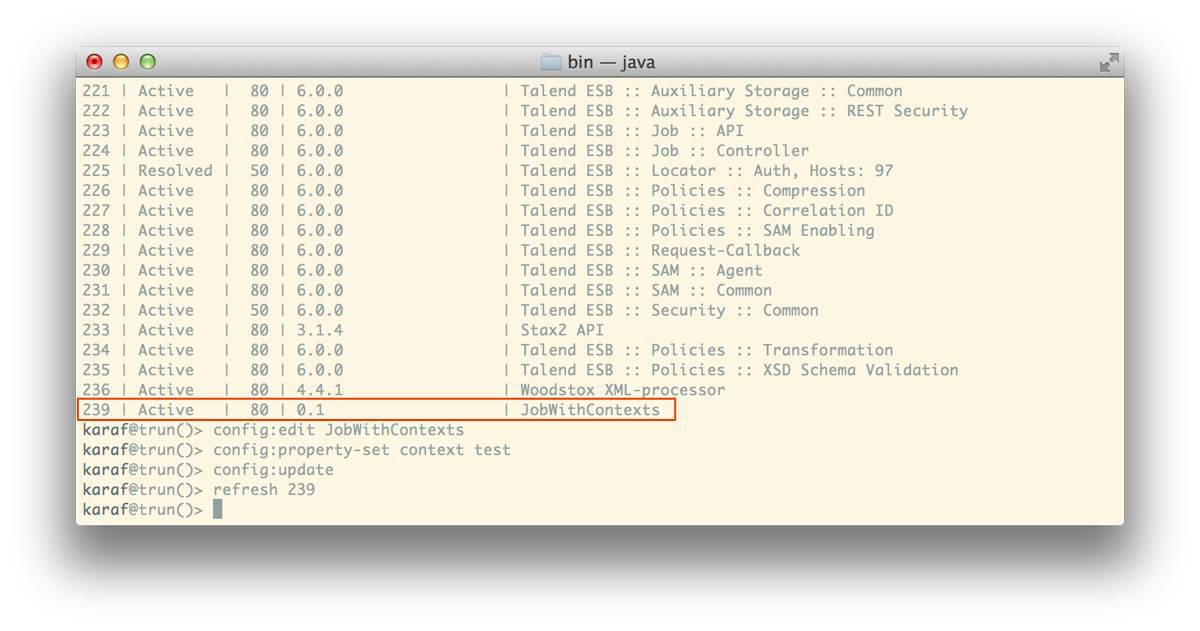 Basic Talend ESB Job